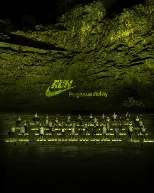 Nike Pegasus 41 launch relay in Greece
